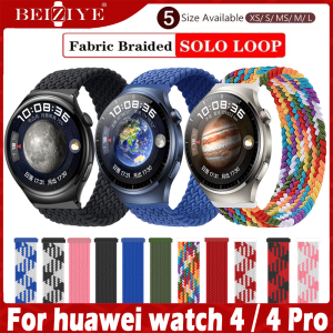 Braided solo loop for huawei watch 4 pro strap for huawei watch 4 smart watch band nylon Bracelet strap for huawei watch4 Watch band strap