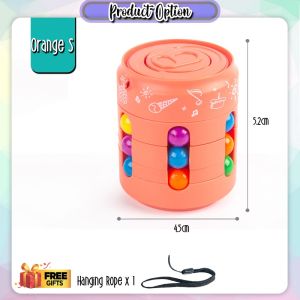 [Little B House] Rotating Magic Beans Puzzles Beads Magic Cube Spinner Cube Stress Relieve Toy 魔豆魔方 Mainan Kiub - BT341