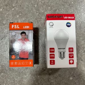 (bay1 ship2)WISEUP HIGH QUALITY LED BULB day light/warm white 3w 5w 7w 9w 12w 14w 18w 25w