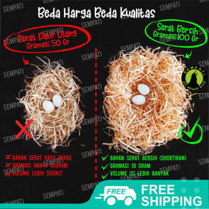 SEMPATI Serat Kayu Sarang Tempat Bertelur Burung ASRKCAW