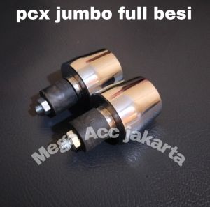 Jalu Stang Bandul Stang Model Pcx Jumbo CHrome Bahan Full Besi Padat Universal Motor