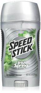 Mennen Speed Stick Antiperspirant and Deodorant Irish Spring Original 2.7 Ounce (Pack of 4)