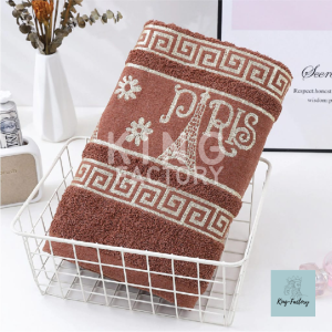 Handuk Mandi Dewasa Jumbo Size 80x160 Motif Shymponi Katun Tebal Lembut Menyerap Air Super Premium