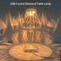 TERMURAH PPLUS LAMPU MEJA CRISTAL USB  LAMPU SENSOR SENTUH / DEKORASI LAMPU MEJA CRYSTAL LAMP /LAMPU KAMAR AESTHETIC / LAMPU MALAM LED / LAMPU TIDUR AESTHETIC KRISTAL | COD. 