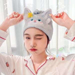 YISHA Soft LinaBell Dry Hair Hat: Superabsorbent Quick Dry Bath Accessory