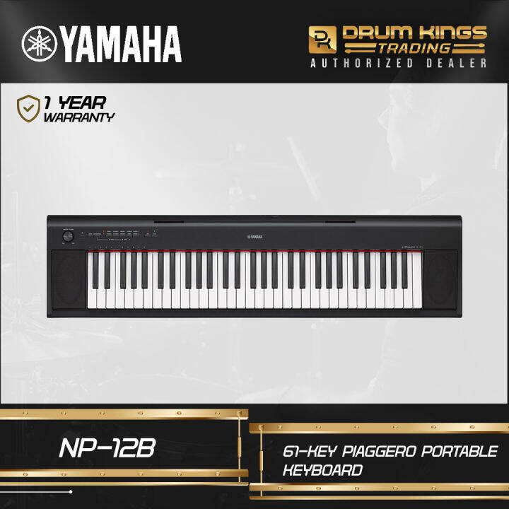 Yamaha Piaggero NP12B 61-Key Ultra-Portable Digital Piano | Lazada PH