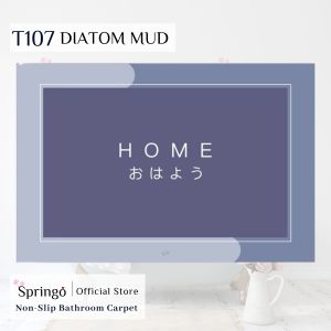 CozyHome High Quality Diatom Mud Mat Premium Soft Quick Drying Strong Absorption Oval Rectangle Velvet Mat Bath Diatomite Mat Floor Mat Bathroom Kitchen WCT