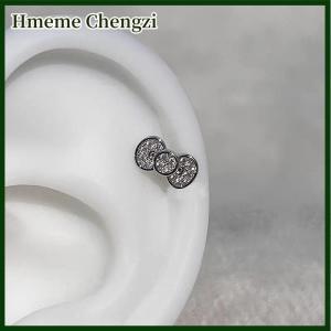 Hmeme Exquisite Cute Shiny Bow Screw Earrings For Women Girls Color Sweet Small Stud Earrings Party Jewelry Accessories