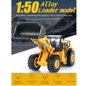 โมเดล รถตักดิน บุ้งกี๋เหล็ก Huina Scale 1:50  เหมือนของจริง ของเล่นเพื่อการสะสม โมเดลรถเหล็ก