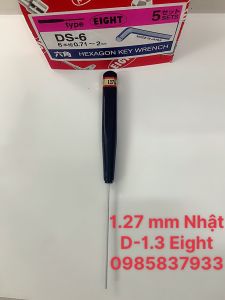 Chìa vặn Lục giác mini 1.27 mm D-1.3 Eight Nhật tại Máy cầm tay NTT tháo lắp ốc chìm lục giác cỡ nhỏ chất lượng vượt trội hiệu quả lâu dài