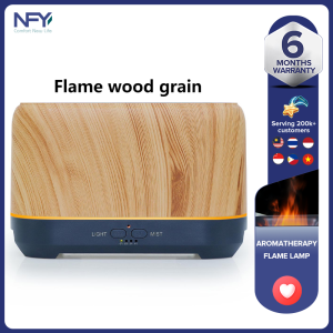 [New product in 2023] 200ML USB flame humidifier household desktop humidifier aromatherapy machine 3D flame essential oil sprayer