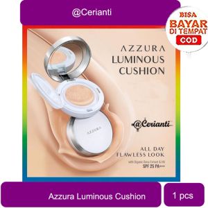 AZZURA LUMINOUS CUSHION FLAWLESS LOOK SPF 25 PA+++ | Foundation Bedak Cair Cerianti