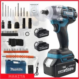 Makita รุ่นบล็อกแบตไฟฟ้าและบล็อกลม 4 หุน เหมาะสำหรับงานซ่อมรถ การติดตั้งที่บ้านและงานก่อสร้าง ทนทานและใช้งานง่าย รองรับการทำงานทั้งมืออาชีพและ