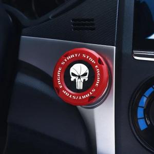 Car Ignition Switch Cover One-touch Start Button Rotating Protective Cap Motorcycle Start Stop Ring Decoration Interior Sticker h260929