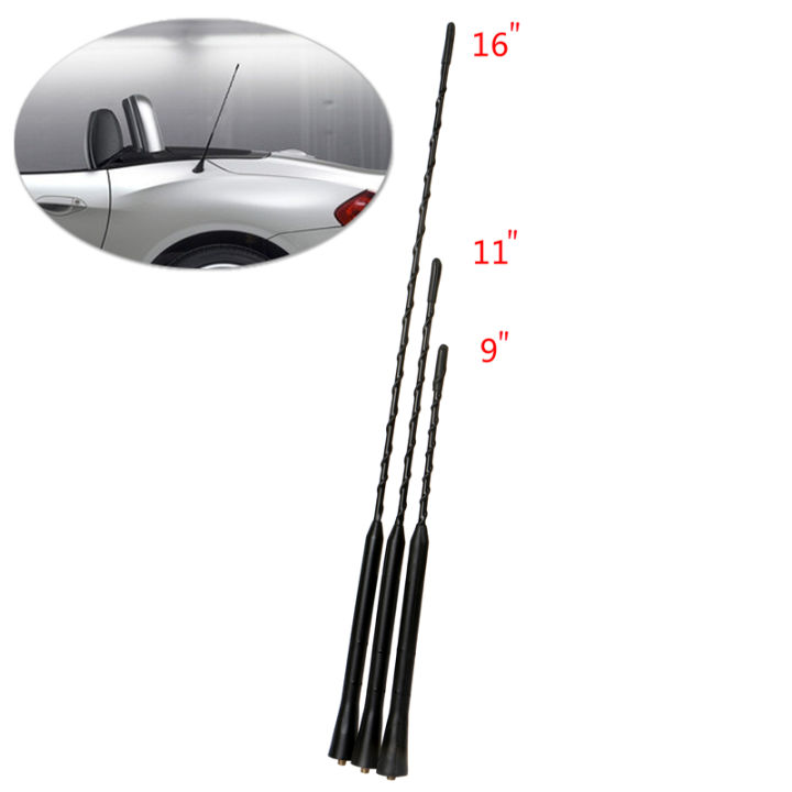 9 /11 /16 Screw-in AM/FM Roof Antenna Whip Mast Car Aerials Buy Cheaply On - Foto 3