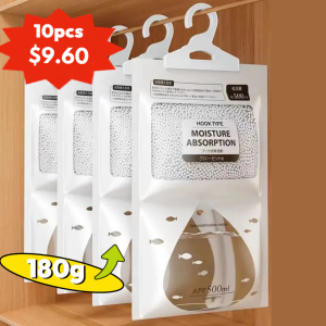 Dehumidifier Hanging Bags / Desiccant Dry Hanger Pack / Moisture Absorption / Wardrobe Dehumidifiers