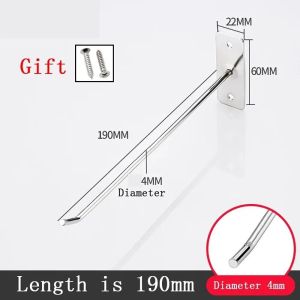 5pcs cantolan dinding Wall Hook 15/20/25cm Display Board Hook Gantungan Sapu Cantolan Dinding Tempel Kuat