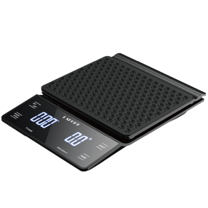 Lahome Electric Coffee Scale Digital Kitchen Food Weighing Scales With Timer Tare 3KG Professional Touch Screen LED Display For Pour Over Espresso Drip Coffee Baking Cooking
