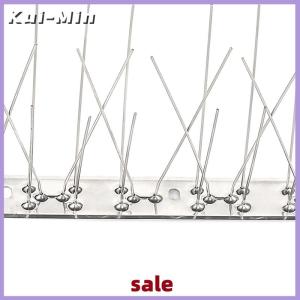 Kui-Min Stainless Steel Pigeon Spikes Bird Repeller Deterrent Traps Anti-bird Repellent Pest Control Garden Balcony Thorn Nail Kit