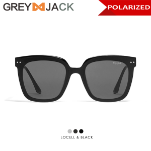 Grey Jack Kacamata Hitam Sunglasses Polarized Bahan TR Bentuk Kotak Anti UV400 Pria dan Wanita Trandy Casual Korean Style 221