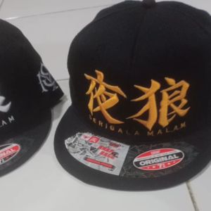 Topi Snapback Serigala Malam Topi Distro  Dewasa