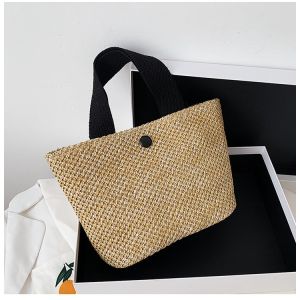 Seaside Summer Beach Vacation Fashion Woven Bag - Retro Handbag Straw Bag