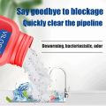✔Quickly unclog pipes✔vilosi clogged remover drainage 600g Can dissolve residues, oily hair etc. For toilet bathroom kitchen pipe blockage liquid sosa toilet bowl cleaner deodorizer drain cleaner clog remover sink clogged remover anti clog for toilet bowl. 