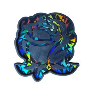 แม่พิมพ์ถาดรองแก้วยางซิลิโคนแม่พิมพ์อีพ็อกซี่แผ่นรองแก้วแผ่นประดับบ้านดอกกุหลาบแบบทำมือเครื่องมือหัตถกรรม