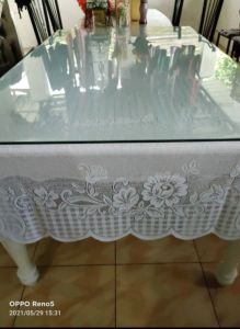 Taplak Meja Makan Polyester Renata 150x230 CM 6-8 Kursi