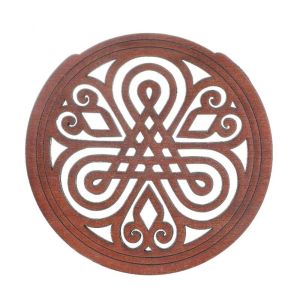 00DANZI00 Wood Guitar Soundhole Cover Decorative Cutout Anti-Feedback Acoustic Guitar Soundhole Cover  41 Inch Acoustic Guitar Accessory For EQ Guitars