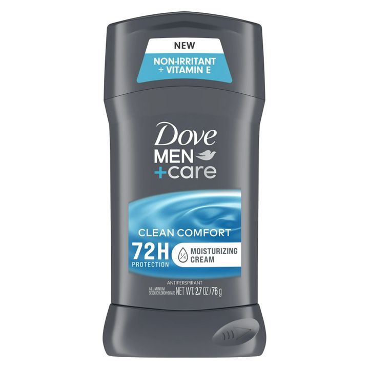 Dove Men + Care 72H Antiperspirant Deodorant Clean Comfort, NonIrritant + Vitamin E 76g (2.7 oz