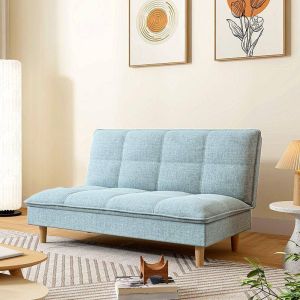 LZ-Foldable sofa bed dual-purpose rental room modern simple and multifunctional Nordic fabric small sofa living room small unit