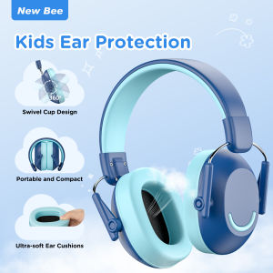 New Bee NR91 Kids Ear Protection Noise Reducing Earmuffs for Kids Noise Reduction Safety Ear Muffs Anti-Noise Earmuffs Soundproof Ear Protection