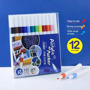 UPSTYLE Acrylics Paint Pens Quick Drying Marker Pen For Office