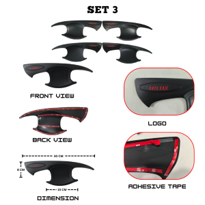 CPO TOYOTA HILUX REVO & CONQUEST 2020+ GARNISH SET