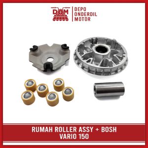 Rumah Roller Assy VARIO 150 (TOKAIDO) - Face Comp Slider Standart Pulley Pully HONDA VARIO 150 NEW
