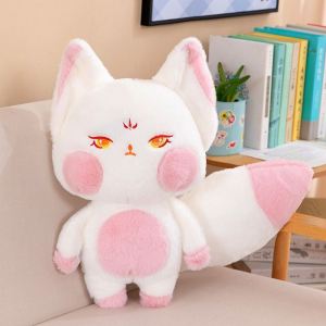 [Happy Shopping Time]✅Ready Stock✅60/90cm Cute DuDu Fox Plush Dolls Big Tail Fox Plushie Pillow Baby Toys Childrens Birthday Gift Anak Patung Plushie Soft Toy Mainan Kanak Kanak Perempuan