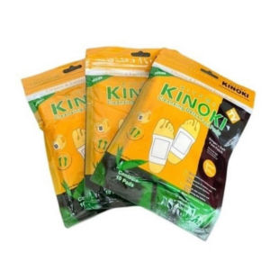 Kinoki Gold Koyo Kaki Detox 10 BOX ISI 100PCS - Kinoki Foot Patch Emas - Koyo Kinoki - Box/Plastik