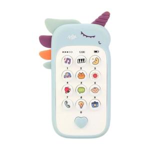 Puzzle Mobile Phone Baby Phone Toy Light Up Mobile Phone Toy Grasp Toy Hand-eye Coordination Toy Light Sound Toy