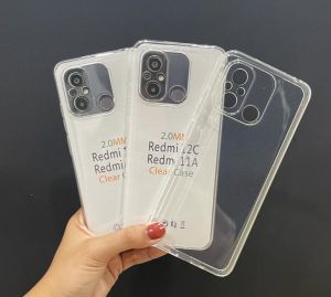 CASE FOR REDMI 12C - TPU HD 2MM FOR XIAOMI REDMI 15 15C 14C REDMI 13 4G 13C REDMI 12 4G 12C REDMI 11A