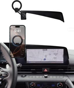 PZK Car Phone Holder for Hyundai Elantra -2026 8-Inch/10.25-Inch Screen Auto Lock Car Phone Mount SE/SEL/Sport/Limited/N Line Accessories Screen with 360 ° Rotating Extension Rod Hands-Free
