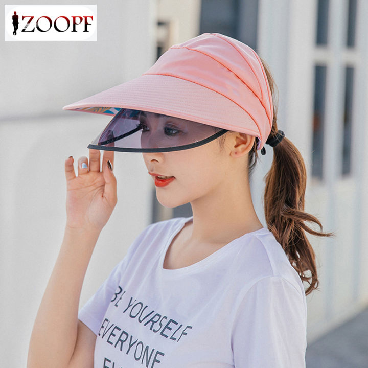 ZOOPF Sun Visor Hat Full Face Cover Safety Shield Eye Protect UV
