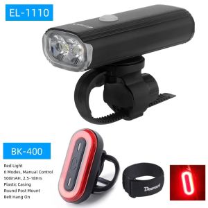 2026 Easydo EL-1110 Dual XPG LED Headlight Alloy Housing 4400mAH Battery 1000Lumen 360 Degree Rotation Cycling Lighting Front Lantern