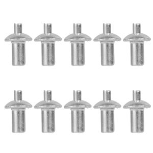 100Pcs Hammer Drive Expansion Rivets Percussion Expansion Aluminum Nail Head Piercing Knock Type Small Tapping Screws Fasteners
