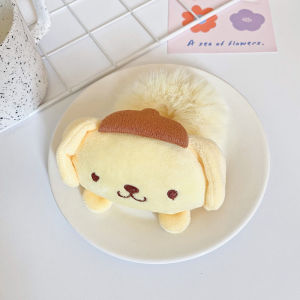 1Pcs Kuromi Japanese Cartoon Hair Tie Plush Hair Ring Girls Scrunchie Hair Rope High Ponytail