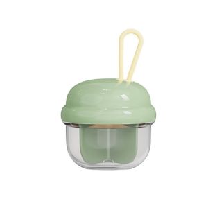 PENTU Transparent 4 Grids Pill Cases Visible Plastic Small Pill Box Portable Leak-proof Vitamin Storage Box for Home