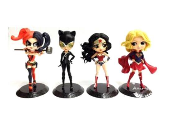 Q Posket Supergirl Wonder Woman Catwoman Harley DC Comics