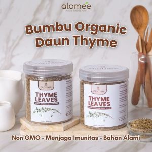 ALAMEE Thyme Kering Tanpa Campuran Daun Timi Bumbu Dapur Organik Garnish Dried Leaves Murni 125gr