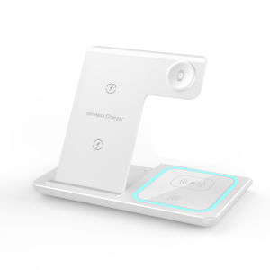 3-In-1 Foldable Wireless Charger Fast Charging Dock Station Phone Holder Wireless Charger Stand For Phone