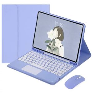 Flip Folio Tutup Kulit Kesing Keyboard Touchpad Trackpad Bluetooth Terbaru Untuk Samsung Tab S9 5G